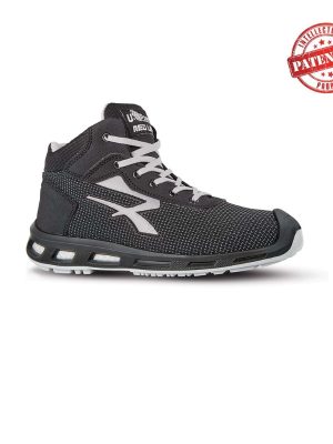 scarpa antinfortunistica alta upower modello stego linea redlion vista laterale 2