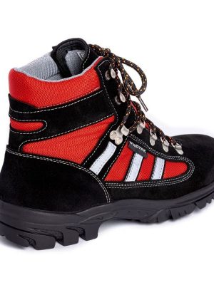 902 pa nero rosso hv calzature scarponcino calzaturificio dinos 4