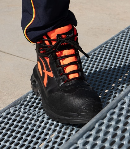 scarpe lavoro fluo